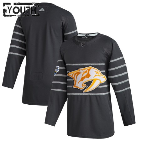 Nashville Predators Blank Grijs Adidas 2020 NHL All-Star Authentic Shirt - Kinderen